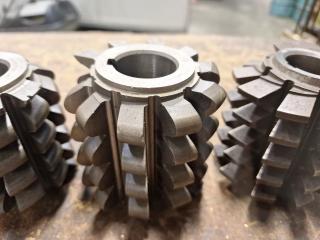 4 x Gear Hobber Cutters