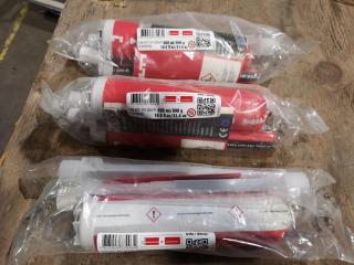 3x Hilti Injectable Adhesive Anchor Morter Kits HIT-HY 200-R