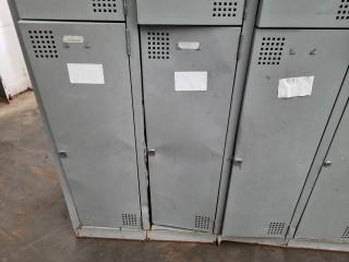 10x Door Personnel Locker Unit by Europlan