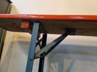 Antique Folding Bench Seat