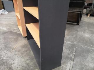 2x Office Bookshelf Storage Shelves