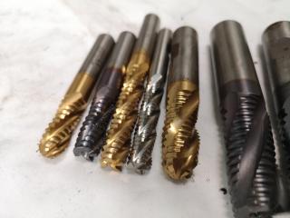 11x Assorted Rough End Mill Bits
