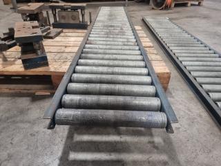 Pair of Industrial Conveyor Rollers