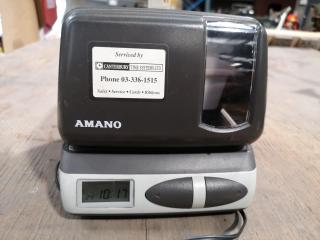 Amano Electronic Time Clock PIX-21