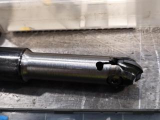 scar Indexable Ball End Mill Cutter, w/ Spare Indexes