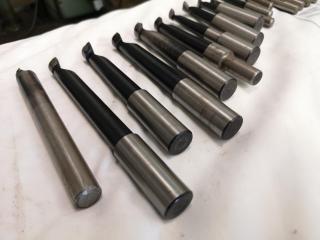 18x Assorted Lathe Boring Bars