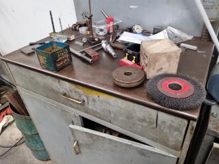 Sturdy Workshop Workbench Cabinet / Drawer Unit