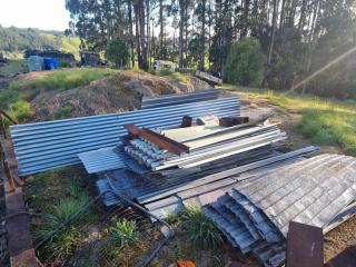 Large Lot of Reclaimed Corrugated Sheets