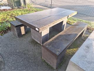 Concrete Outdoor Picnic Table
