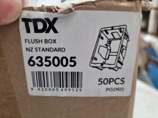 67x Electrical Flush Boxes, New