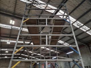 Oldfields Aluminium Scaffolding Tower  - 3m Long x 4.6m High