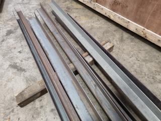 9x Assorted Angle & Channel Steel