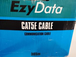 Spool of CAT5e Communication Network Cable