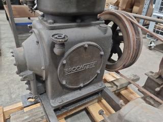 Vintage Broomwade Air Compressor w/ Electric Motor