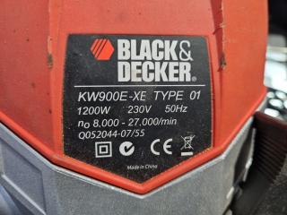 Black & Decker 1200W Corded Router Kit
