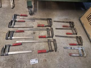 11 Assorted Bar Clamps