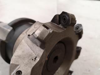 Iscar BT50 Type Tool Holder w/ Mill Cutter Attachment
