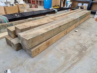 8x Treated Timber Lengths, each 3715x150x150mm