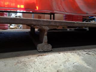 Heavy Steel Plate Workshop Platform