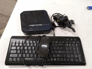 Acer Aspire Revo R3700 Ultra Slim Desktop Computer w/ Keyboard & Mouse