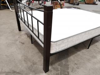 Queen Size Bed Frame and Mattress