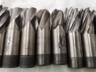 14x Assorted Ball, Square Edge, & Finishing End Mill Bits