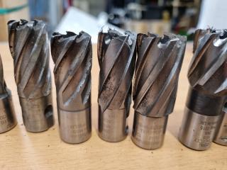 9x Assorted HSS Annular Cutters