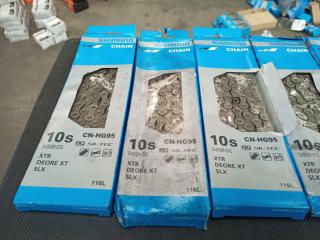 8 Assorted Shimano Bike Chains