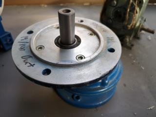 3x Small Industrial Gear Boxes & Torque Limiters