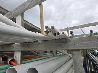  Large Lot of PVC Pipe 