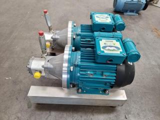 Pair of Brook 3 Phase Hampton Electric Motors