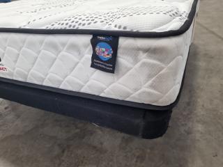 Queen Size Therapedic Medicoil HD Mattress with Base Frame