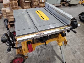 DeWalt 250mm Table Saw w/ Mobile Stand