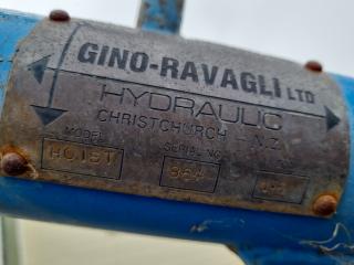 1.5T Hydraulic Engine Crane by Gino Ravagli Ltd, Faulty