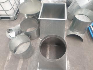 Large Bin of Duct Components