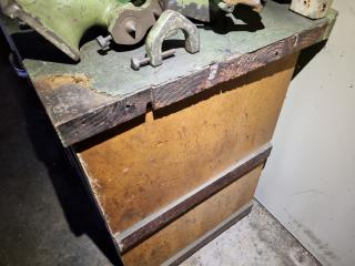 Vintage Antique Wood Workbench