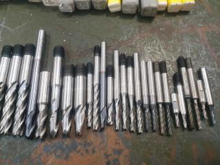 35 x Small Milling Machine Cutters