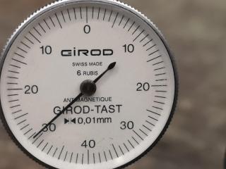 Magnetic Base Stand w/ Girod Dial Indicator Gauge
