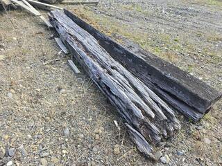 2 x Large Hardwood Sleepers