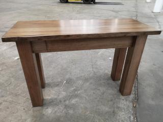 Stylish Solid Wood Hall Table w/ Drawers