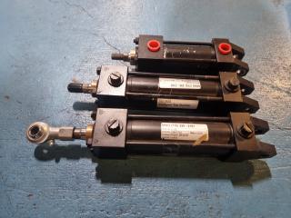 3 Small Hydraulic Cylinders