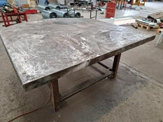 Heavy Duty Steel Workshop Table