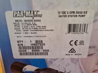 Jabsco Constant Flow Water Pressure Pump, As New