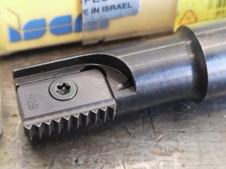 Iscar Indexable Thread Tap End Mill Cutter w/ Spare Indexes