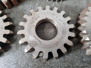 6 x Gear Shaper Cutters