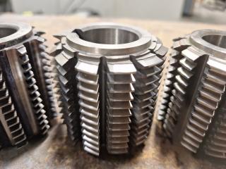 5 x Gear Hobber Cutters