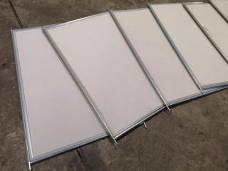 9x Assorted Small Office Divider Panels