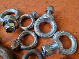 Assorted Lifting Eyes, Bow, & D-Shackles