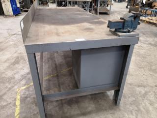 Heavy Duty Steel Workbench