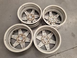 4x Targa TechMag Alloy Wheels, 16" x 6.5"